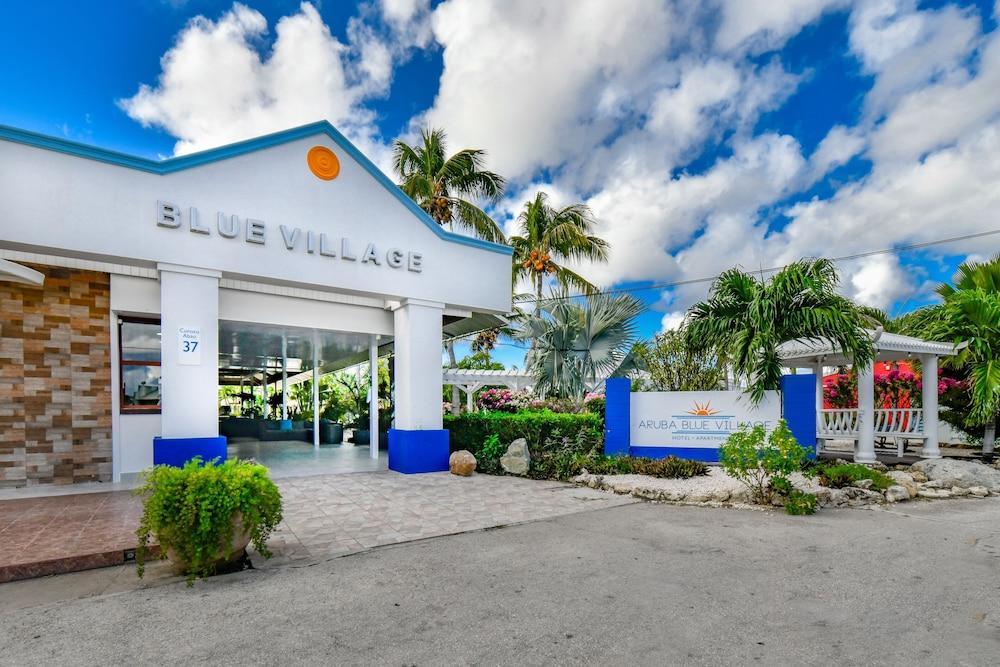 Aruba Blue Village Hotel And Apartments Palm Beach ภายนอก รูปภาพ